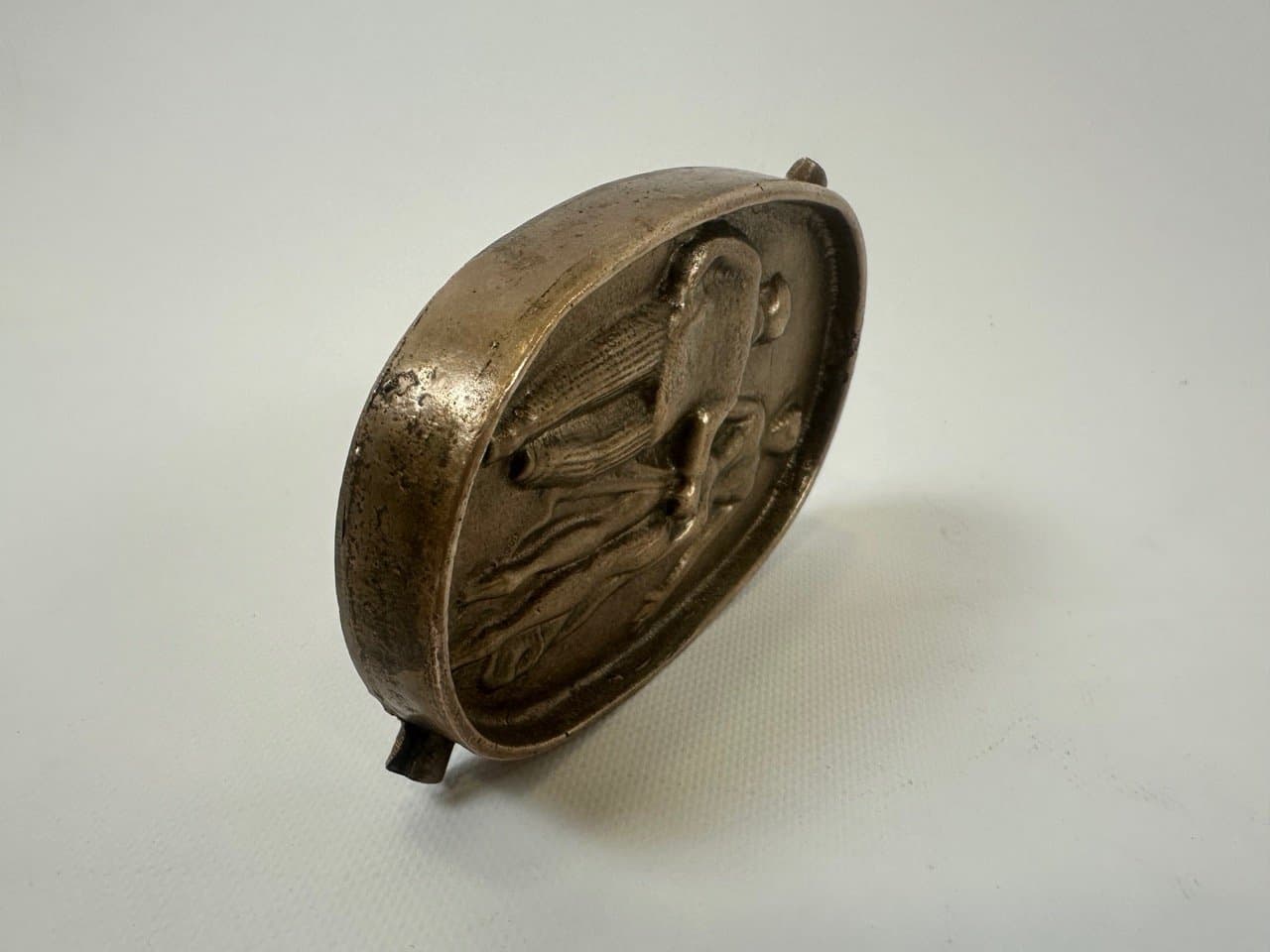 Ashtray Art Deco, golden bronze, 1940s - 153679