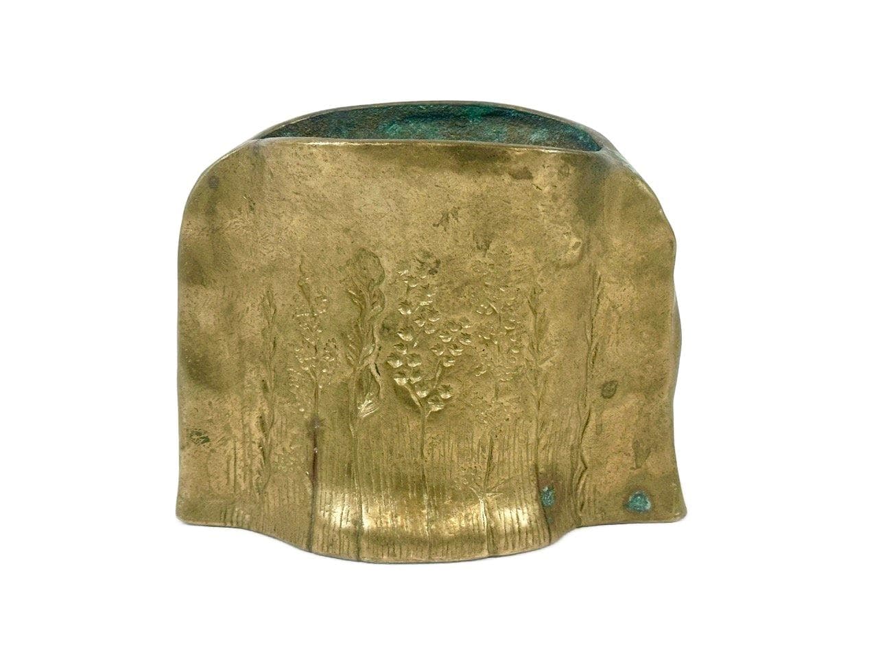 Wazon, złoty, brąz, Niemcy, lata 60.