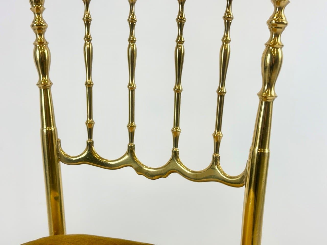 Chair Chiavarine, golden brass, Italy, 1960s - 153836