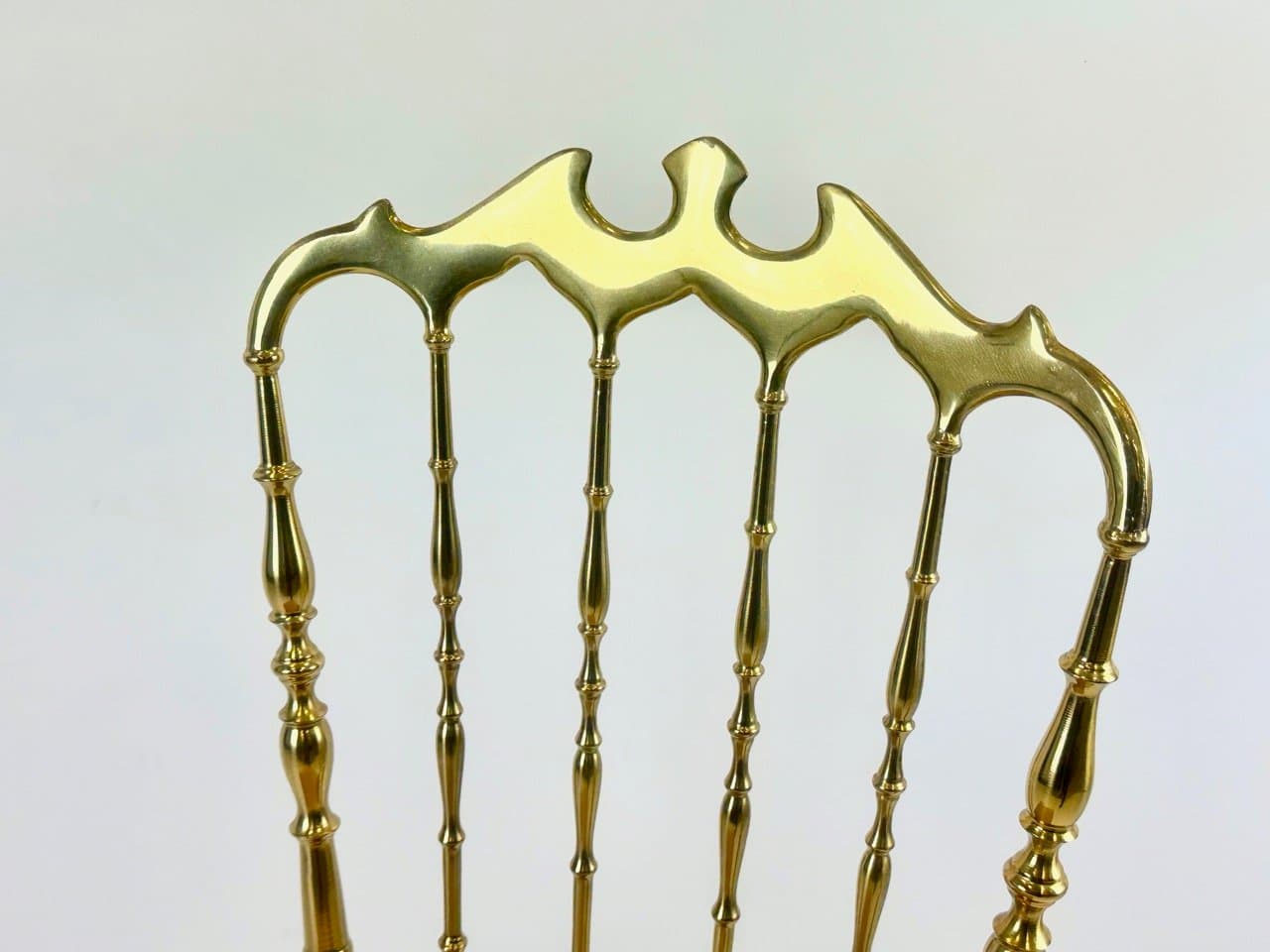 Chair Chiavarine, golden brass, Italy, 1960s - 153835