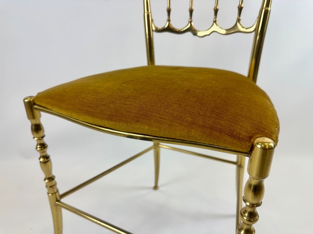 Chair Chiavarine, golden brass, Italy, 1960s - 153841