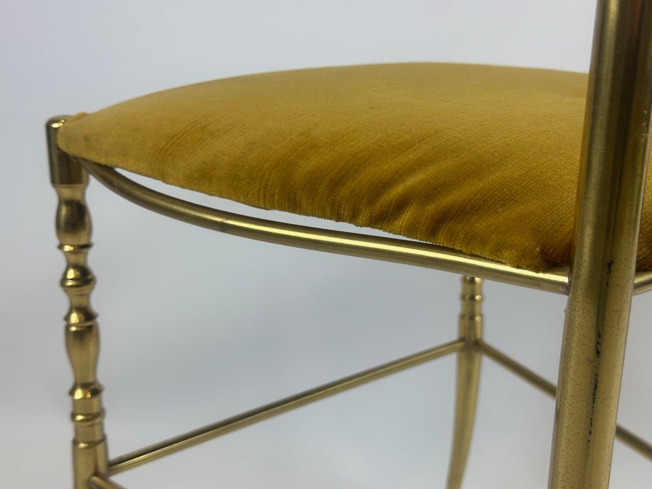 Chair Chiavarine, golden brass, Italy, 1960s - 153837