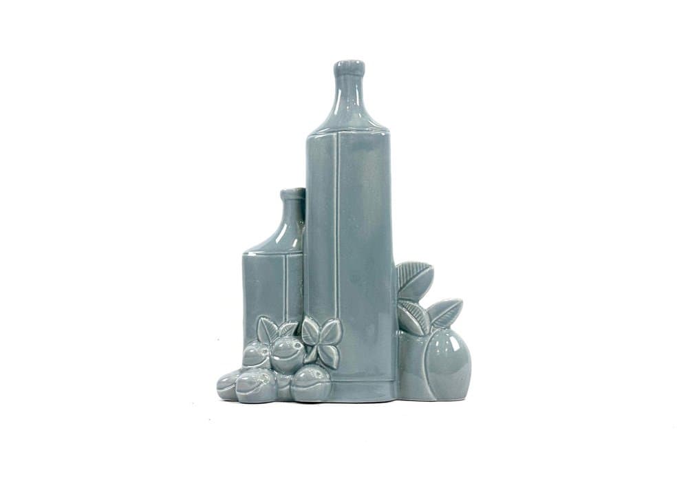 Figurka szara, porcelana, Szwecja, lata 70. - 153906