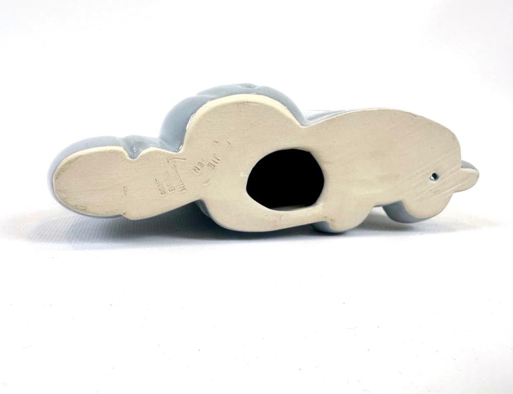 Figurka szara, porcelana, Szwecja, lata 70. - 153910