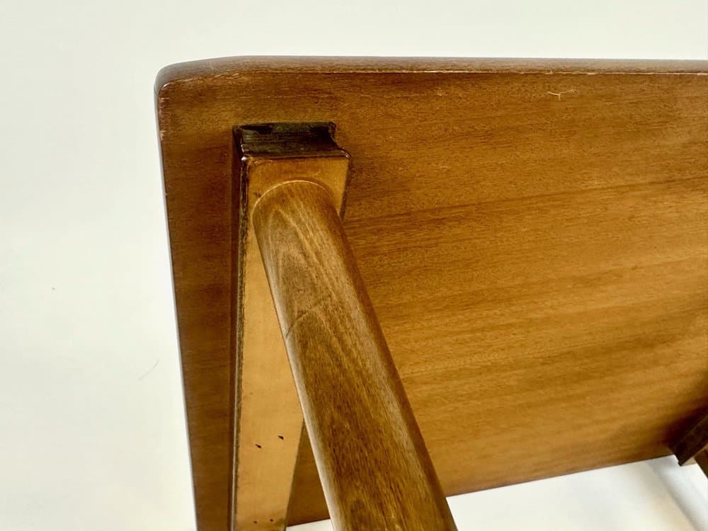 Coffee table, brown, teak beech, Scandinavia, 1960s. - 153989