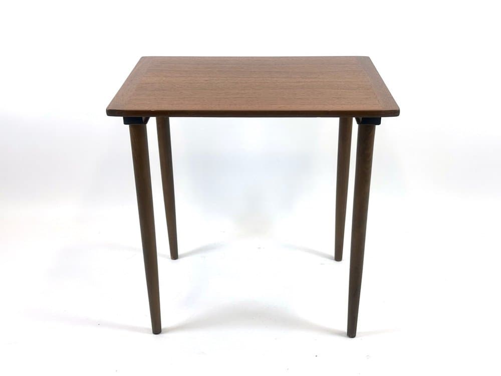 Coffee table, brown, teak beech, Scandinavia, 1960s. - 153988