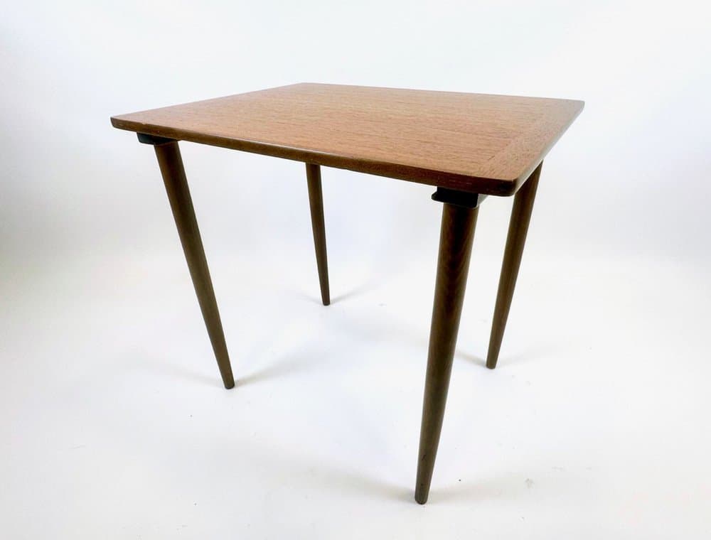 Coffee table, brown, teak beech, Scandinavia, 1960s. - 153991
