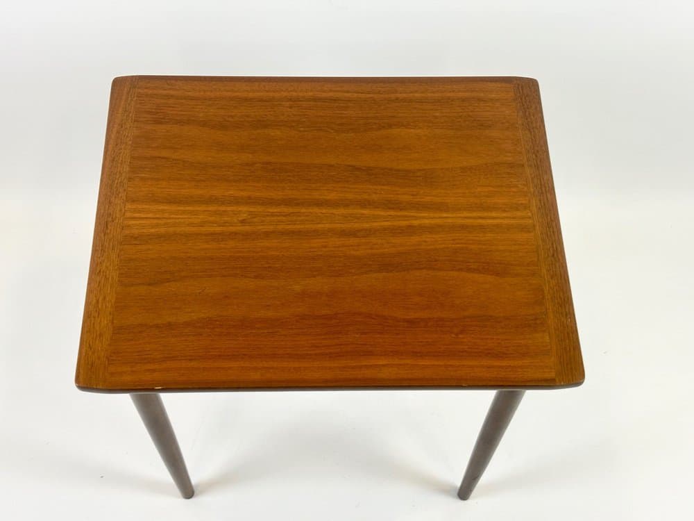 Coffee table, brown, teak beech, Scandinavia, 1960s. - 153994