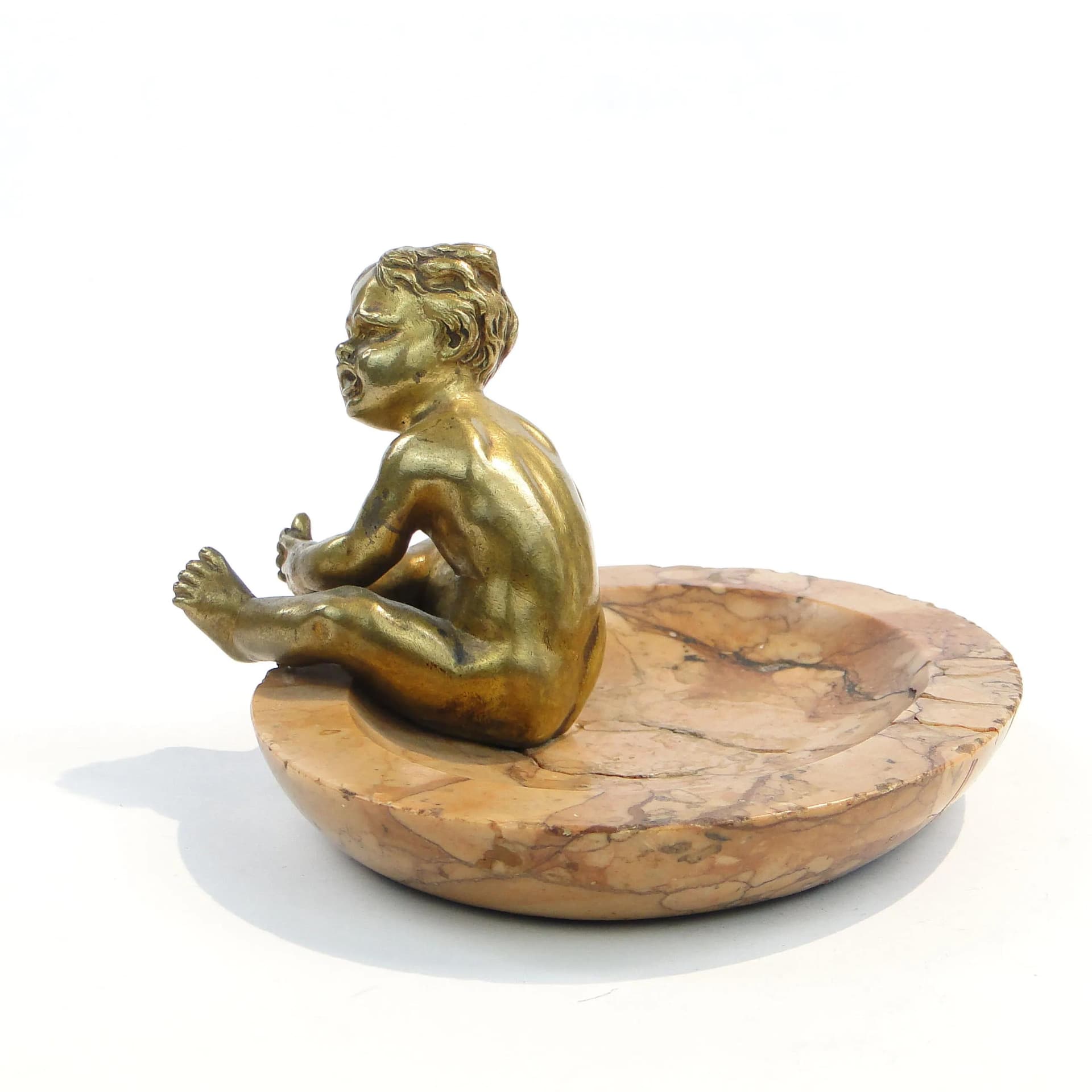 Art Nouveau Card Holder, Red Marble, Austria, Early 20th c. - 9422