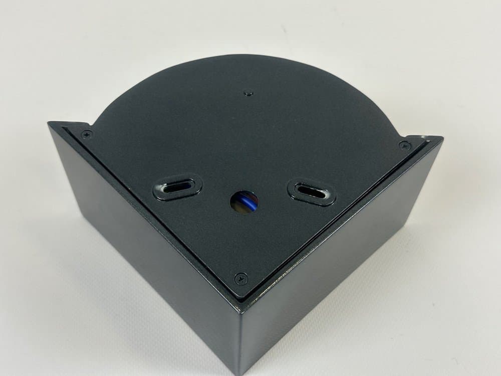 zestaw trzech kinkietów, szkło murano multikolor, metal czarny, Leucos, Włochy, lata 80. - 154007