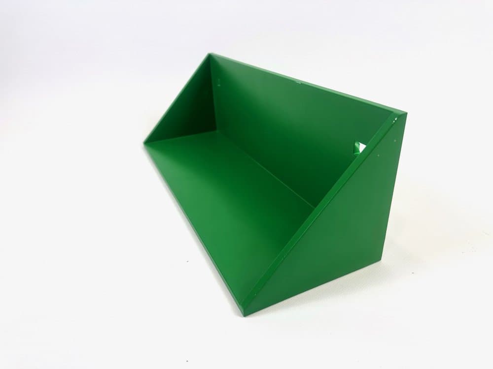 Półka ścienna Model 7717, butelkowa zieleń, plastik, proj. A. Castelli Ferrieri, Kartell, Włochy, lata 70. - 154089