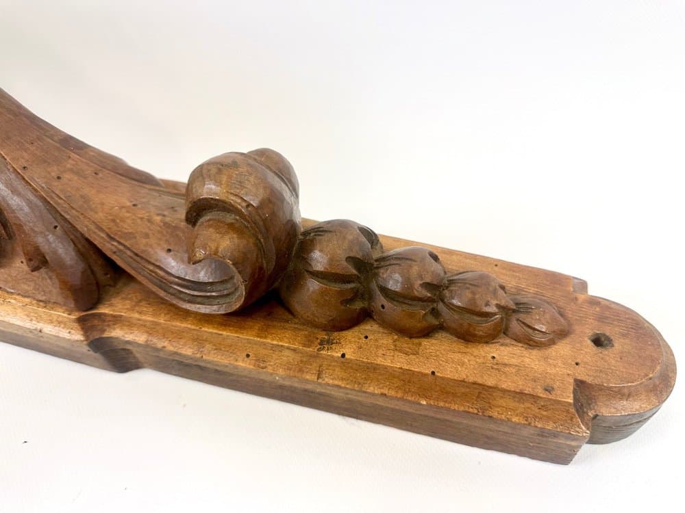 Rzeźba kariatydy, brązowy, orzech, Włochy, XIX w. - 154105