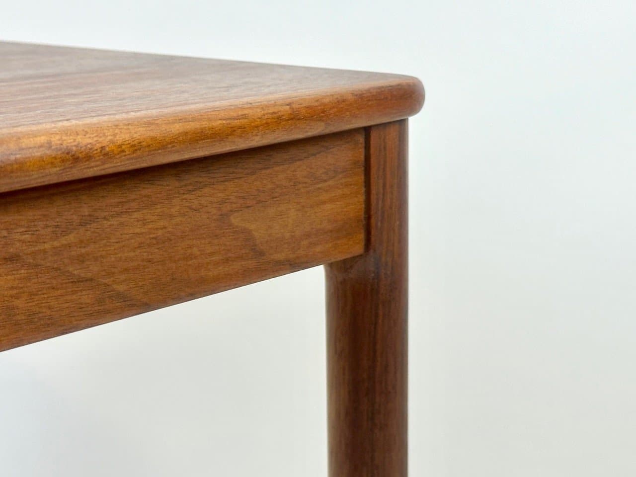 Stolik kawowy, kwadratowy, teak brązowy, Szwecja, lata 60. - 154127