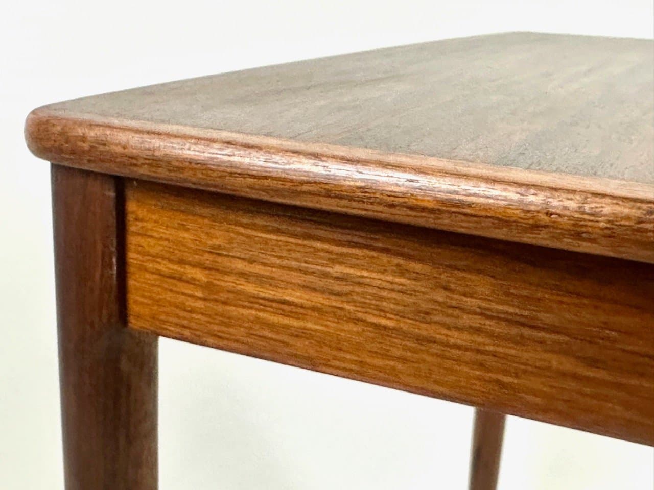 Stolik kawowy, kwadratowy, teak brązowy, Szwecja, lata 60. - 154123