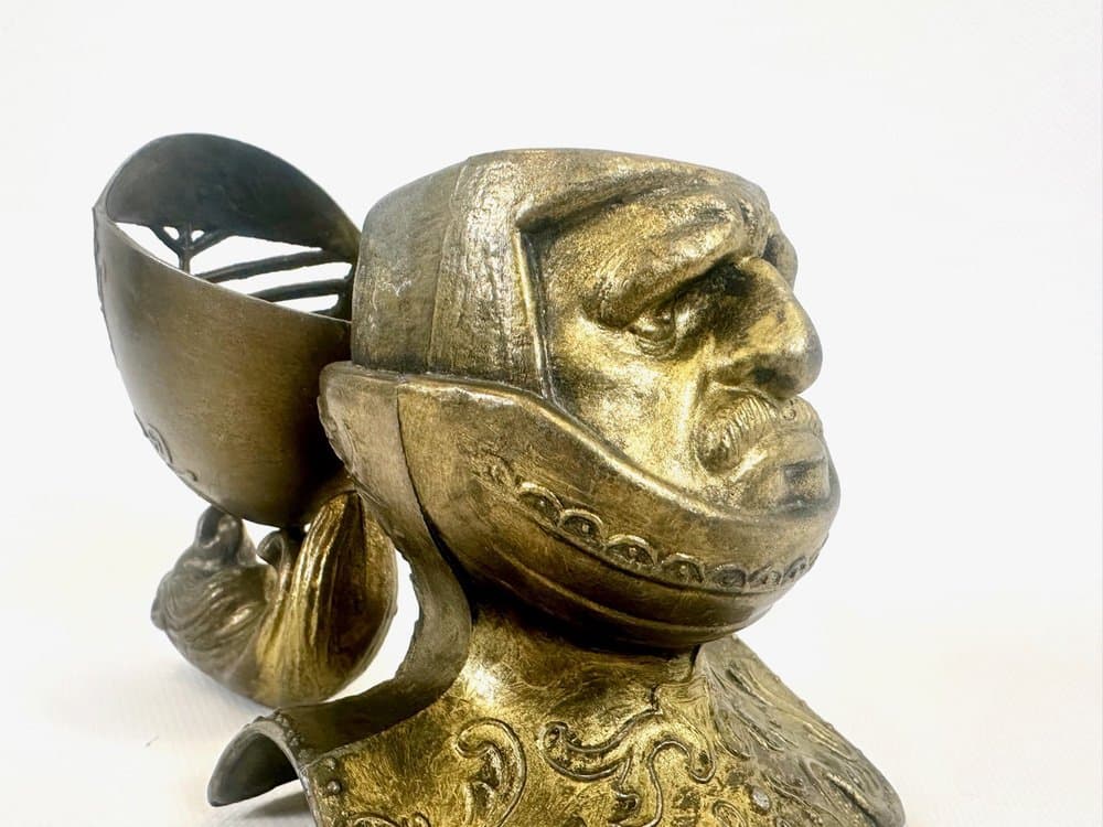 Kałamarz figuralny, Art Nouveau, złoty, metal, Francja, XIX w. - 154215