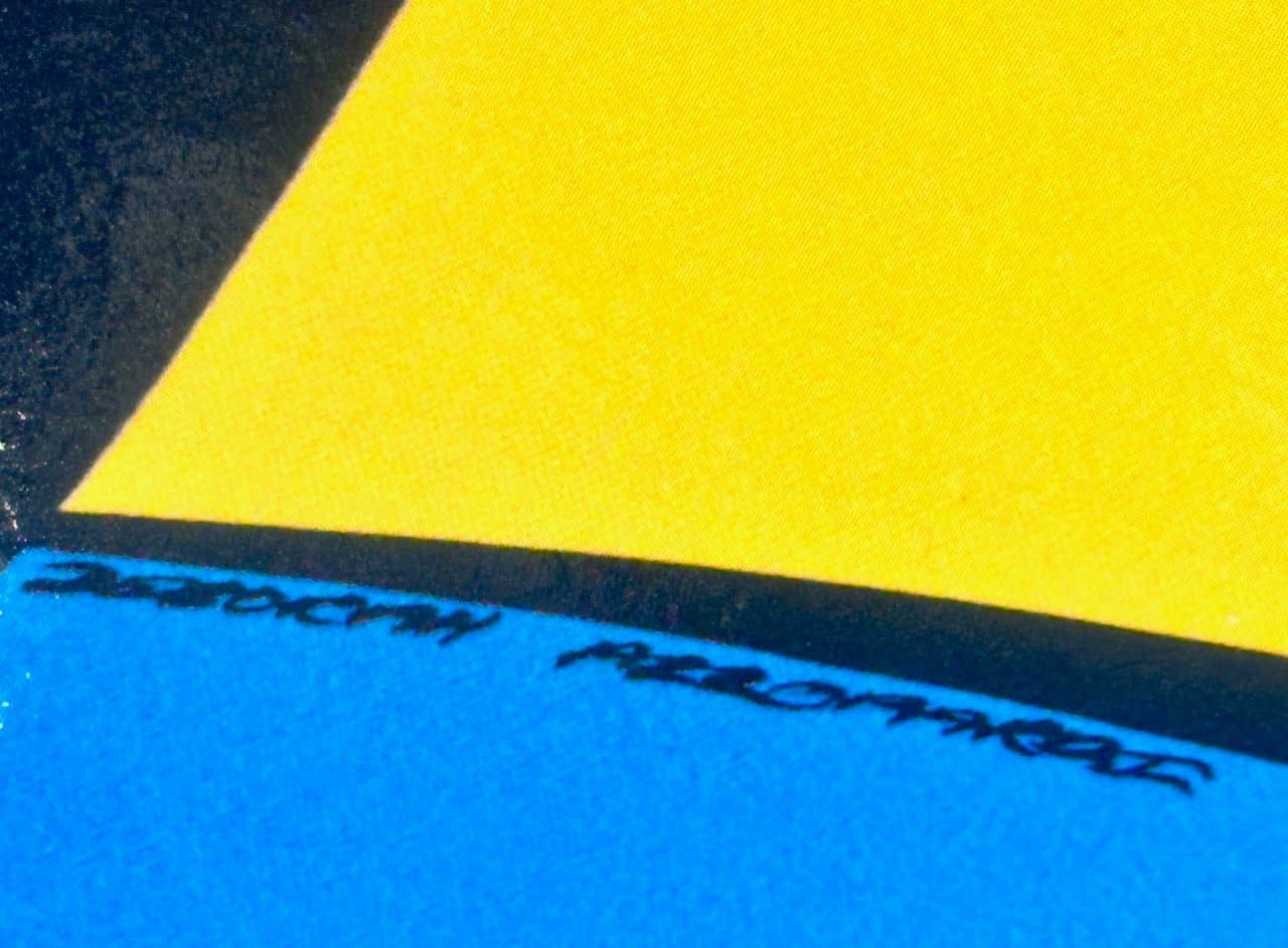 Panel ścienny Bingg Bongg, żółty, papier, proj. D. Azzopardi, Ikea, Polska, lata 90. - 154226