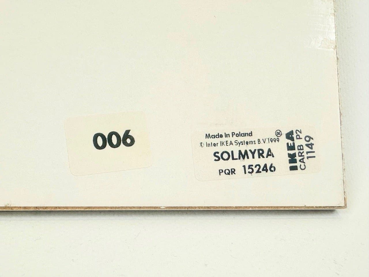 Panel ścienny Bingg Bongg, żółty, papier, proj. D. Azzopardi, Ikea, Polska, lata 90. - 154224