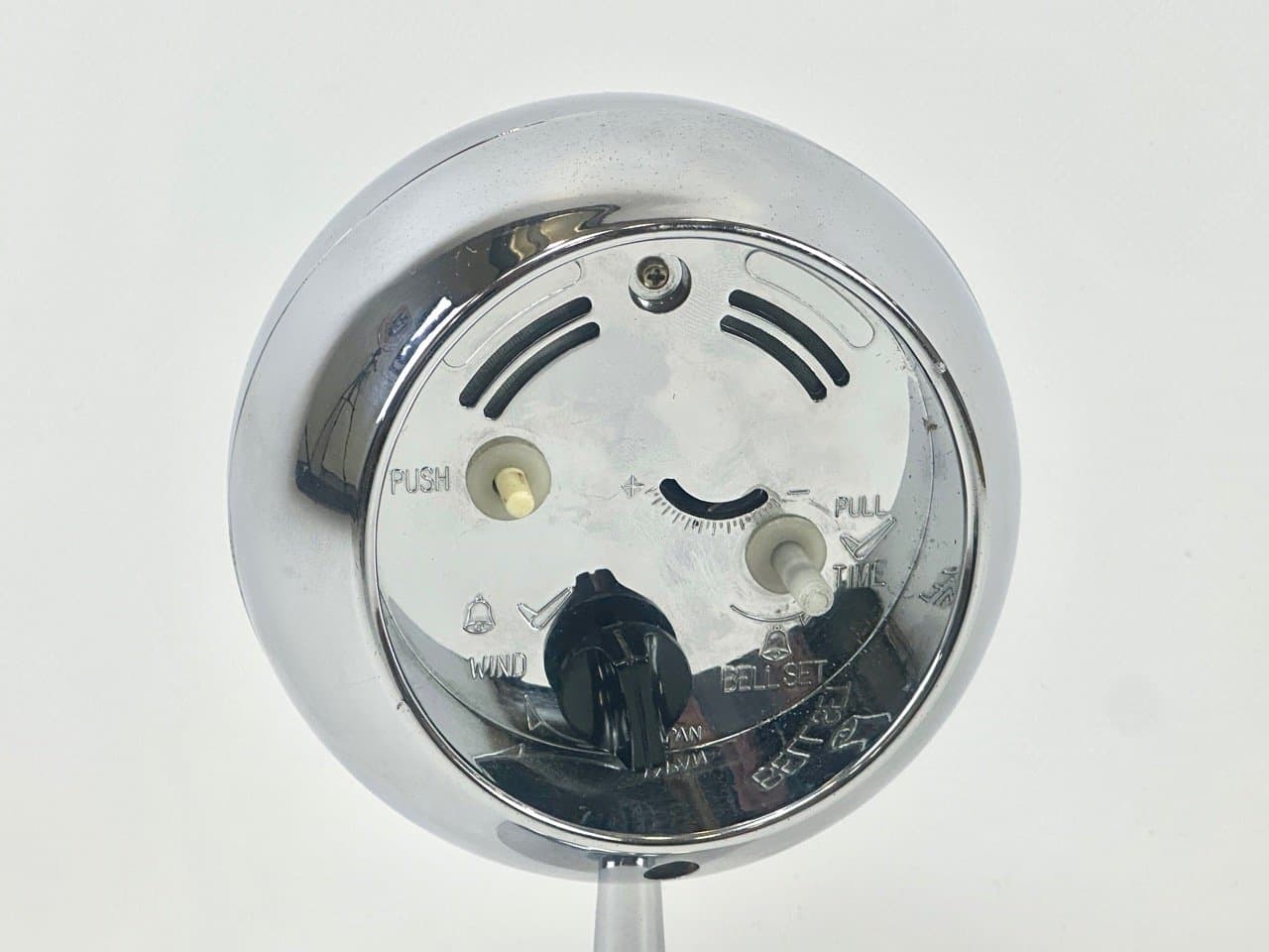 Zegar stołowy Tulip, Space Age, zielony, metal, Japonia, lata 60. - 154312