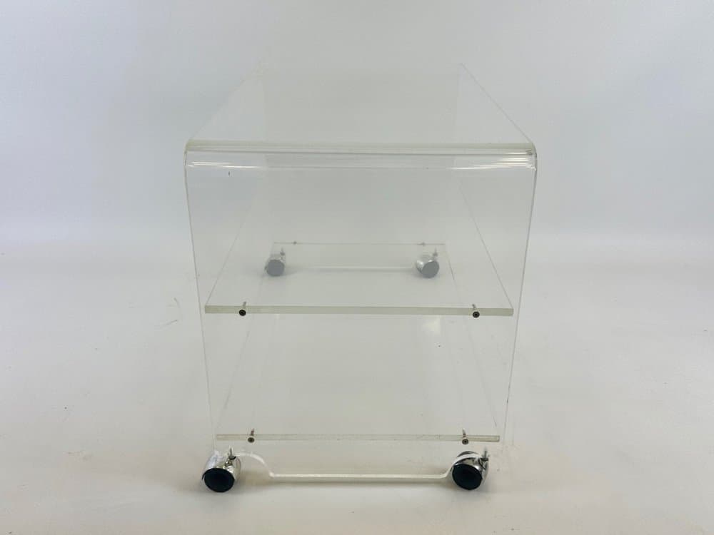 Coffee Table Space Age, transparent acrylic glass, 1970s - 154346