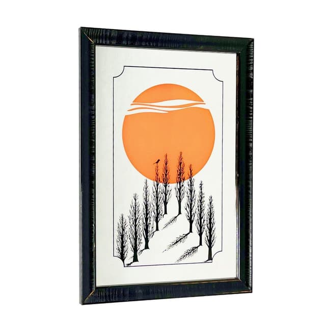 Mirror Sunset, white, Japan, 1970s - DIMENSION