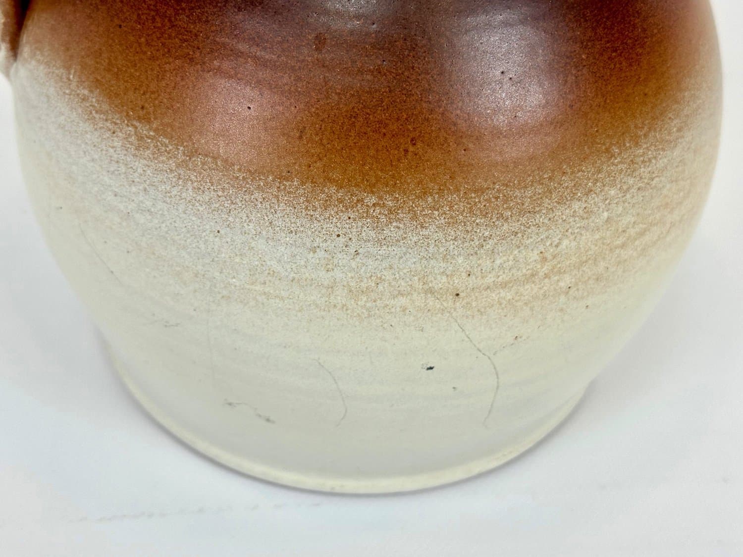 Dzbanek, brązowy jasny, ceramika, Niemcy, lata 50. - 154438