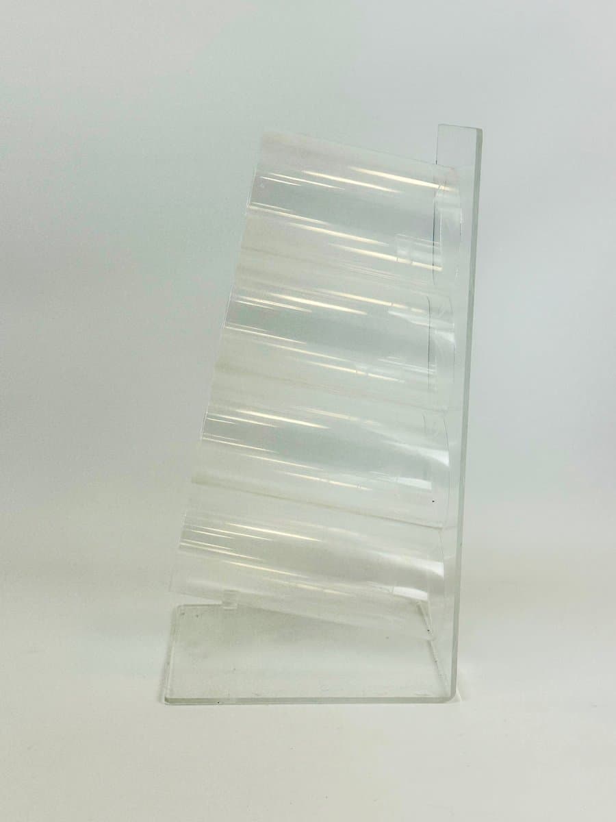 Wine rack, transparent acrylic, 1970s - 154502