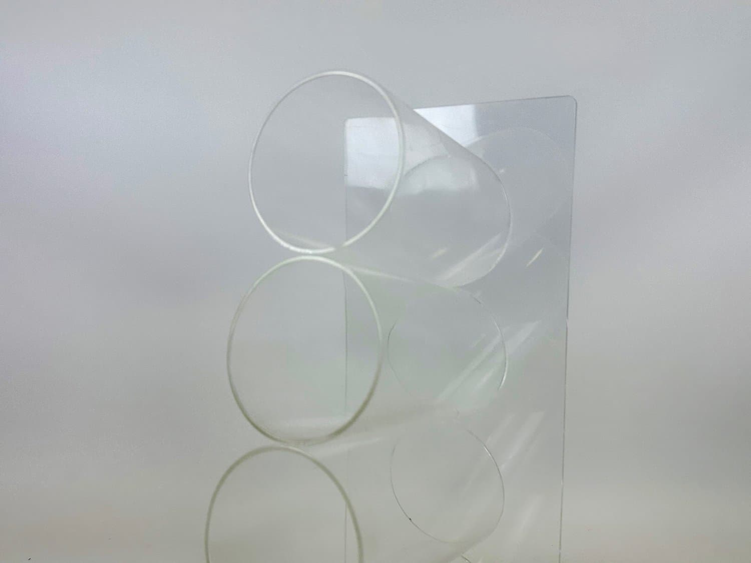 Wine rack, transparent acrylic, 1970s - 154499