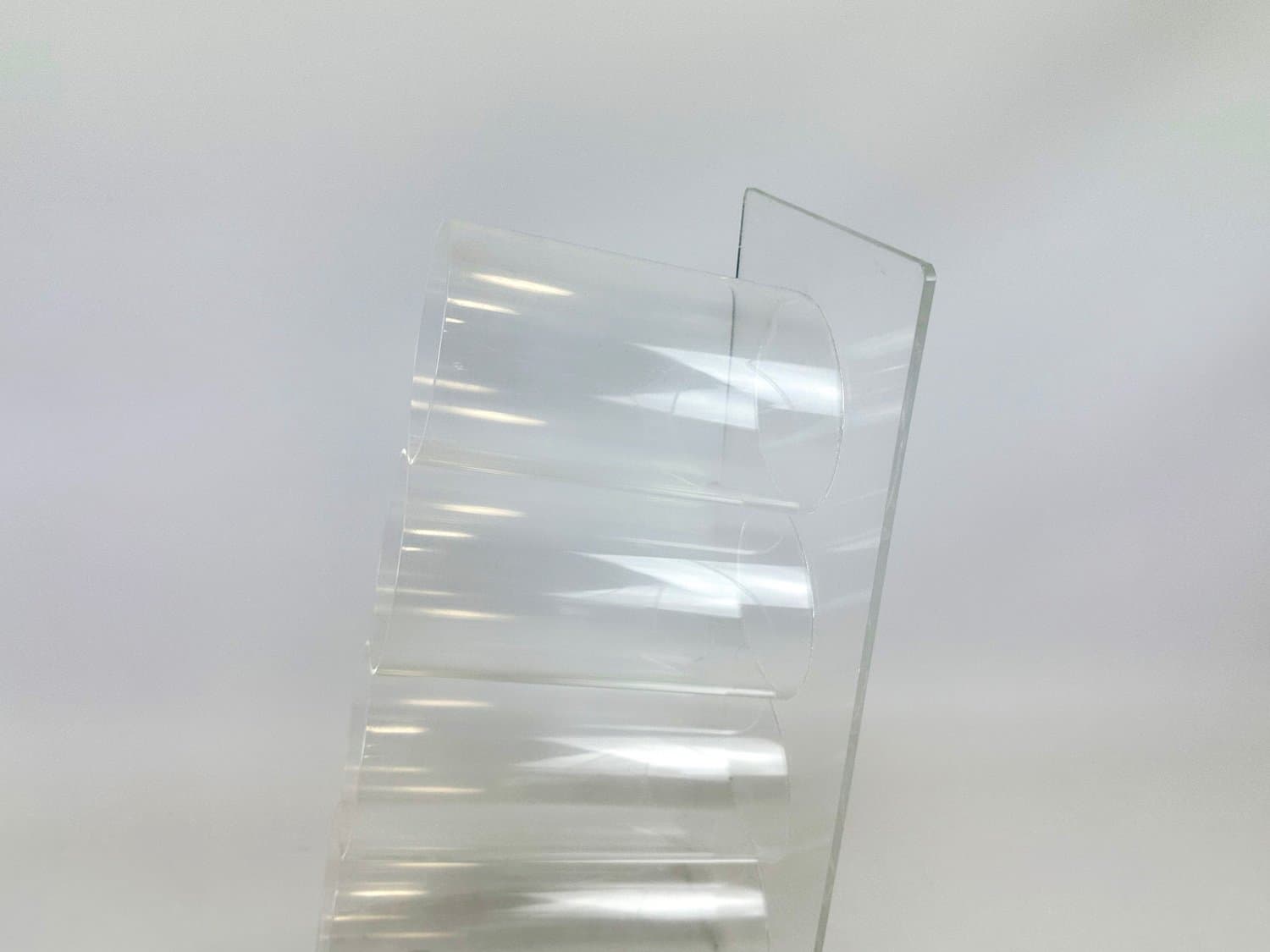 Wine rack, transparent acrylic, 1970s - 154500