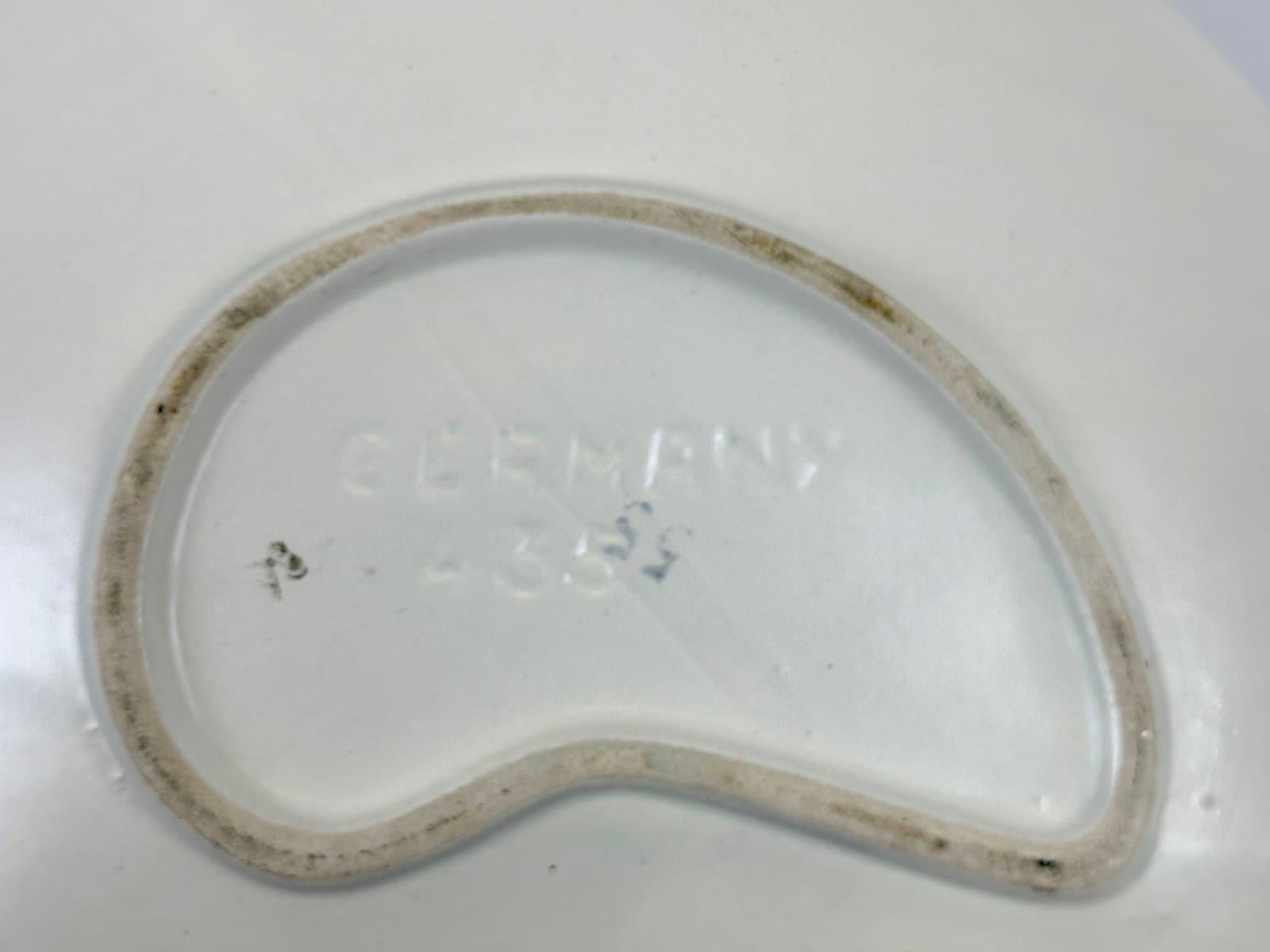 Plate Tosca No 435, multicolor ceramic, Bay Keramik, Germany, 1960s. - 154614