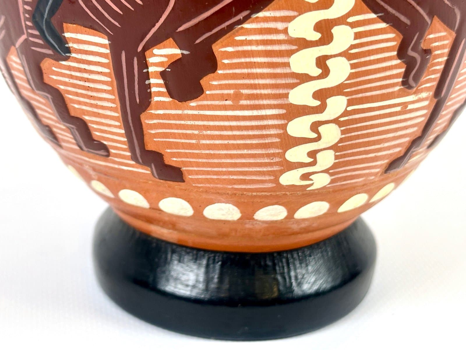 Sardinian amphora, brown terracotta, by C. Nuovo, Italy, 1970s. - 154636