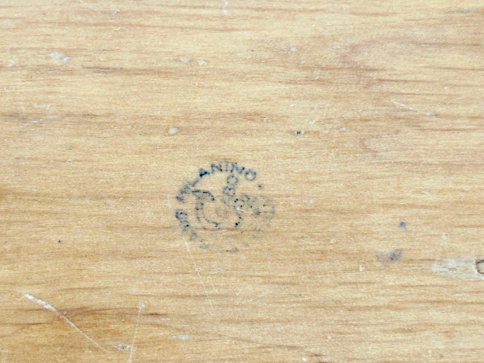 Misa, drewno ivory, proj. A. Tura, Włochy, lata 50. - 154652