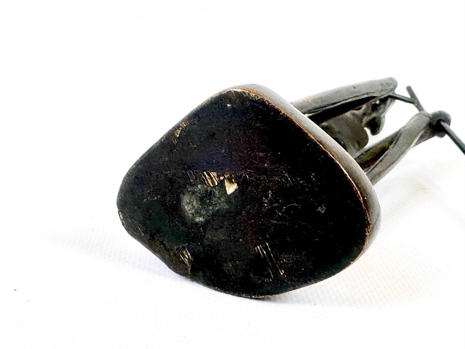 Rzeźba afrykańska, brąz ciemnobrązowy, XIX w. - 154712