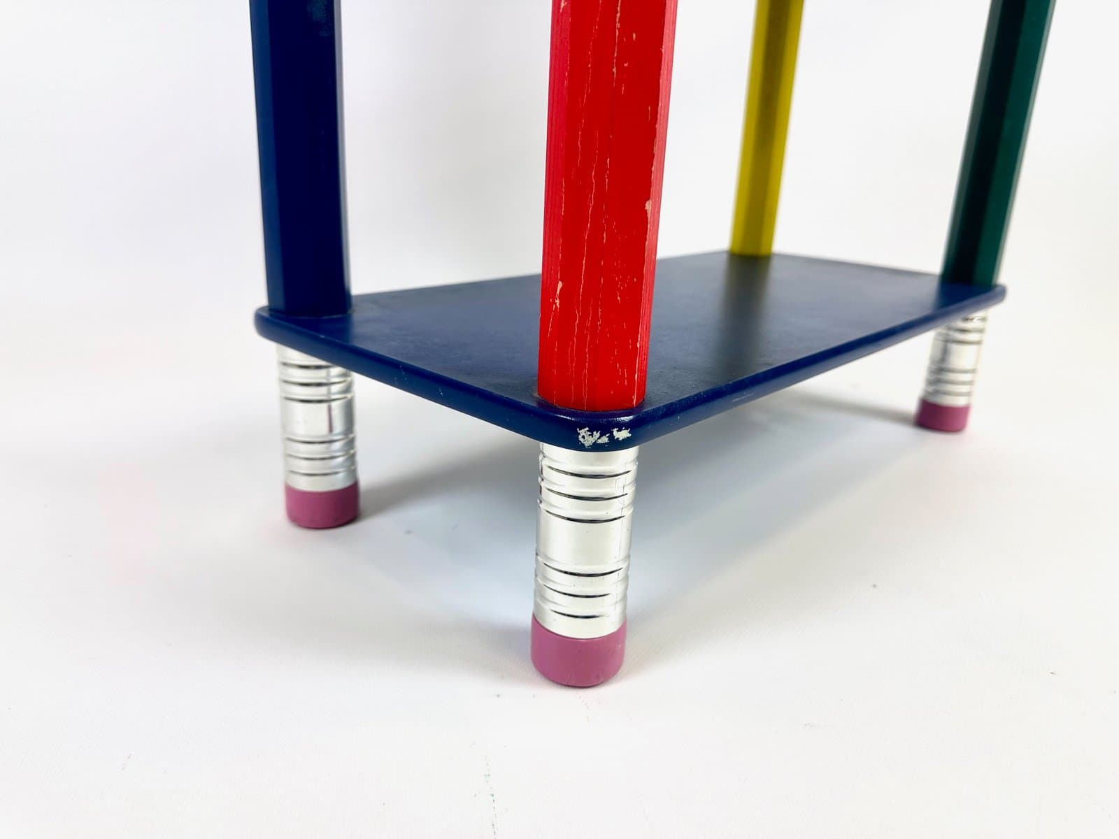 Półka Pencil Shelf, multikolor, sklejka, drewno, proj. P. Sala, Francja, lata 80. - 154721