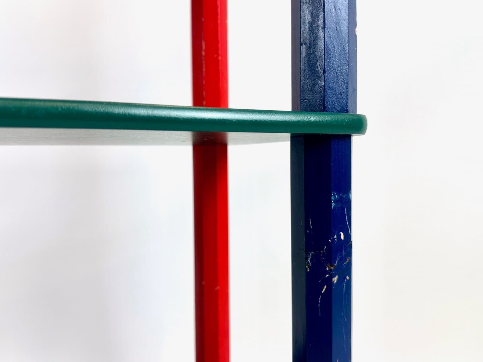 Półka Pencil Shelf, multikolor, sklejka, drewno, proj. P. Sala, Francja, lata 80. - 154722