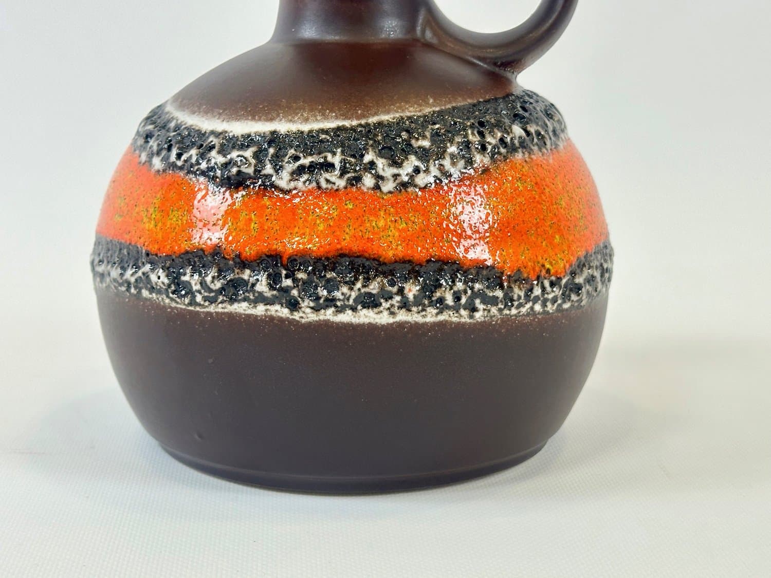 Pitcher Fat Lava, multicolor ceramic, Steuler, Germany, 1970s. - 154749