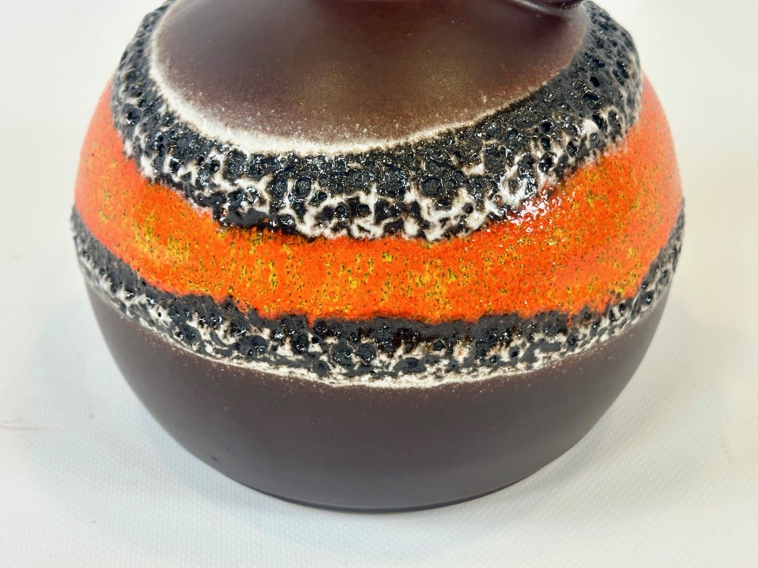 Pitcher Fat Lava, multicolor ceramic, Steuler, Germany, 1970s. - 154752