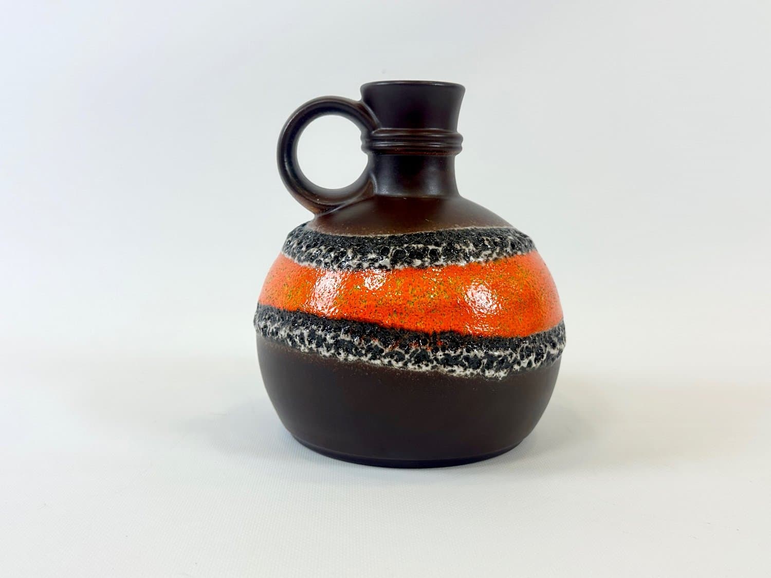 Pitcher Fat Lava, multicolor ceramic, Steuler, Germany, 1970s. - 154750