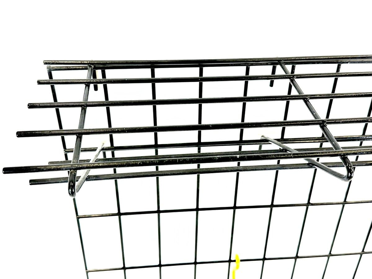 Wieszak ścienny z półką na kapelusze, multikolor, metal, Niemcy, lata 60. - 154841