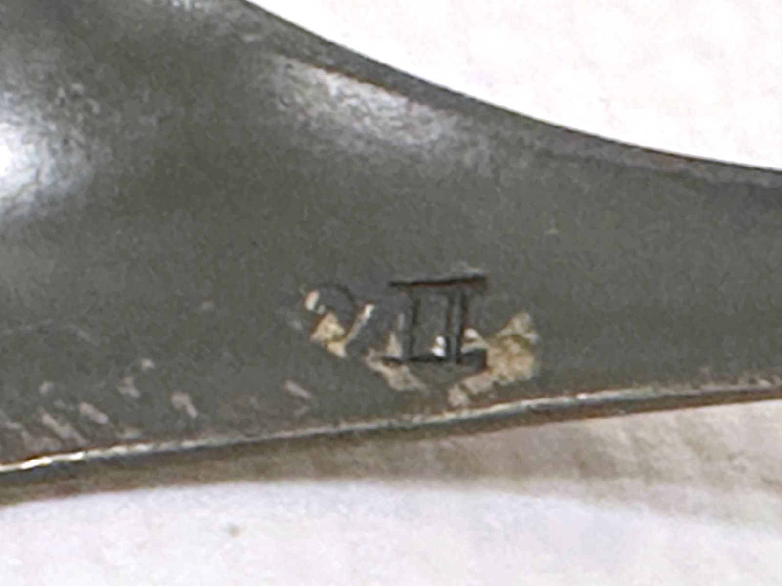 Popielniczka liść, turkusowy, brąz, lata 70. - 154859