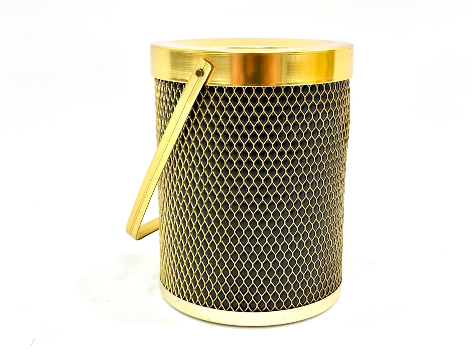 Ice bucket Induga, golden, brass aluminum, Germany, 1960s. - 154876
