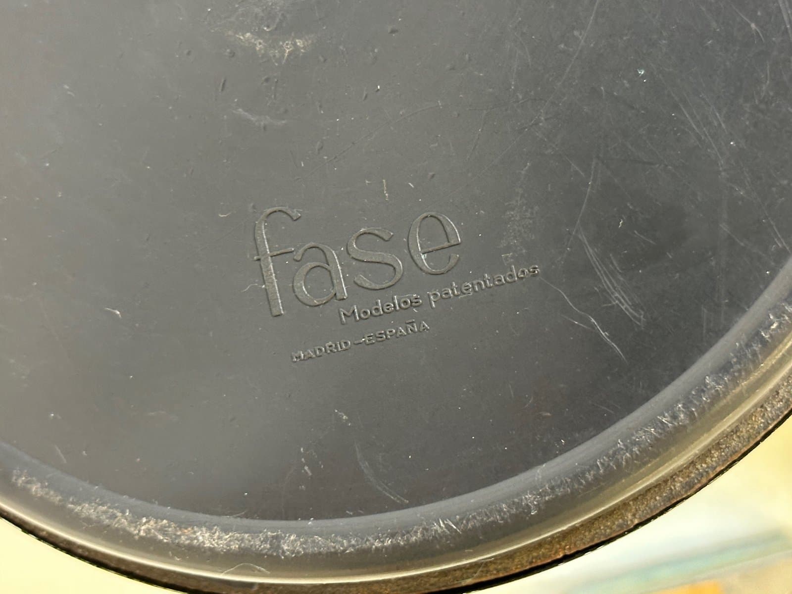 Lampa biurkowa Boomerang 64, czarny, metal, nikiel, Fase, Hiszpania, lata 70. - 154900