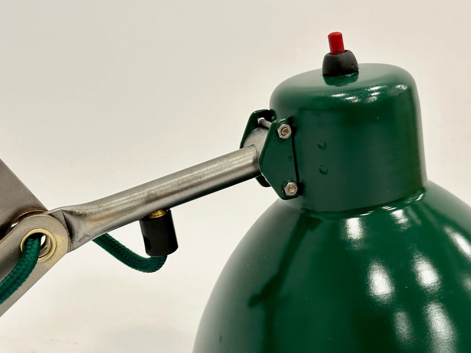 Scissor Wall Lamp, dark green, metal, 1950s - 154923