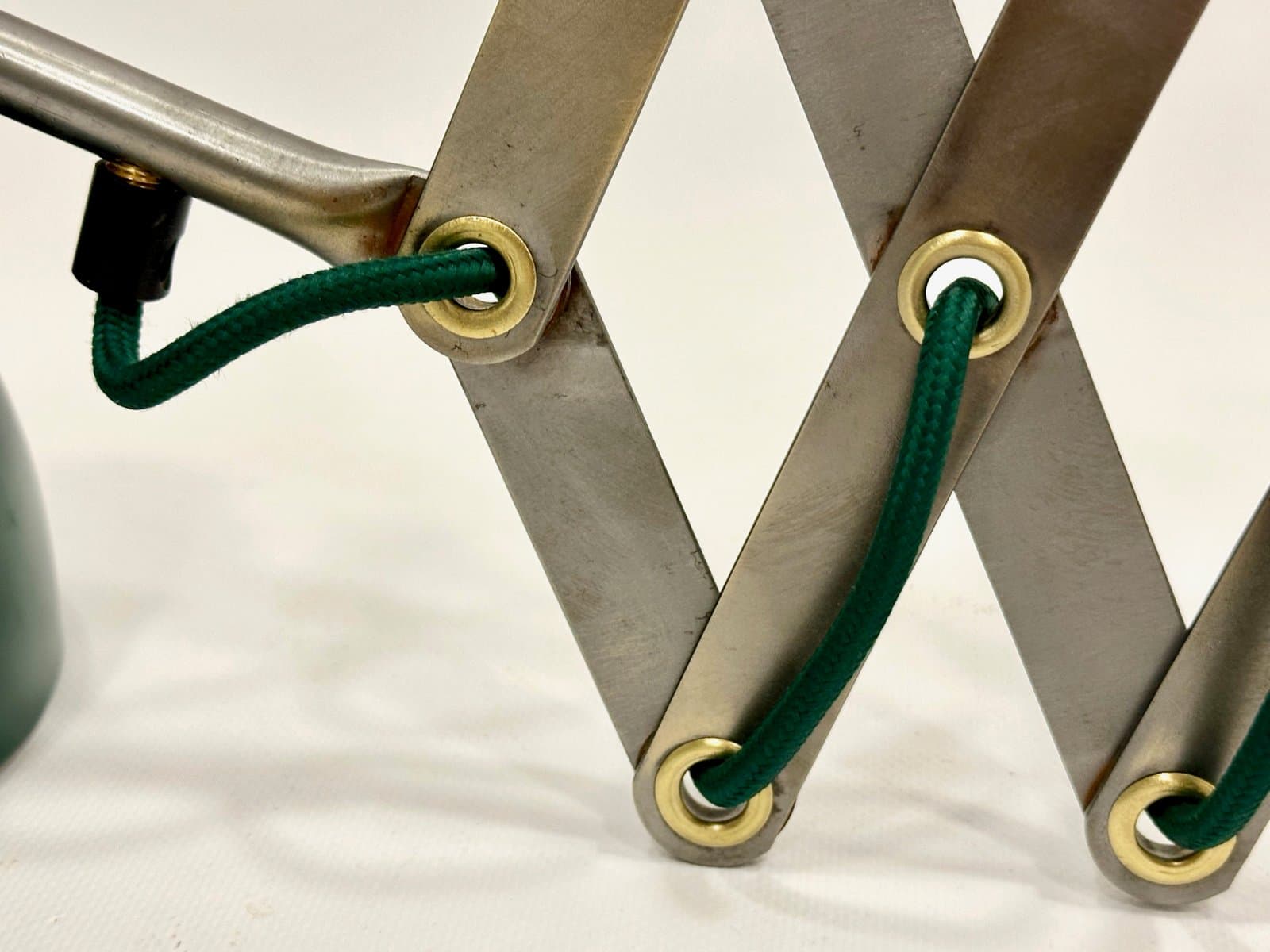 Scissor Wall Lamp, dark green, metal, 1950s - 154928