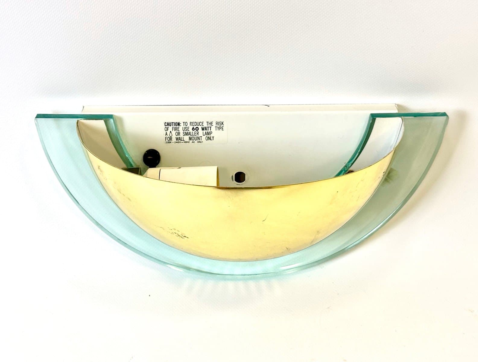 Wall Sconce Postmodern, gold, metal acrylic, Germany, 1980s. - 155140