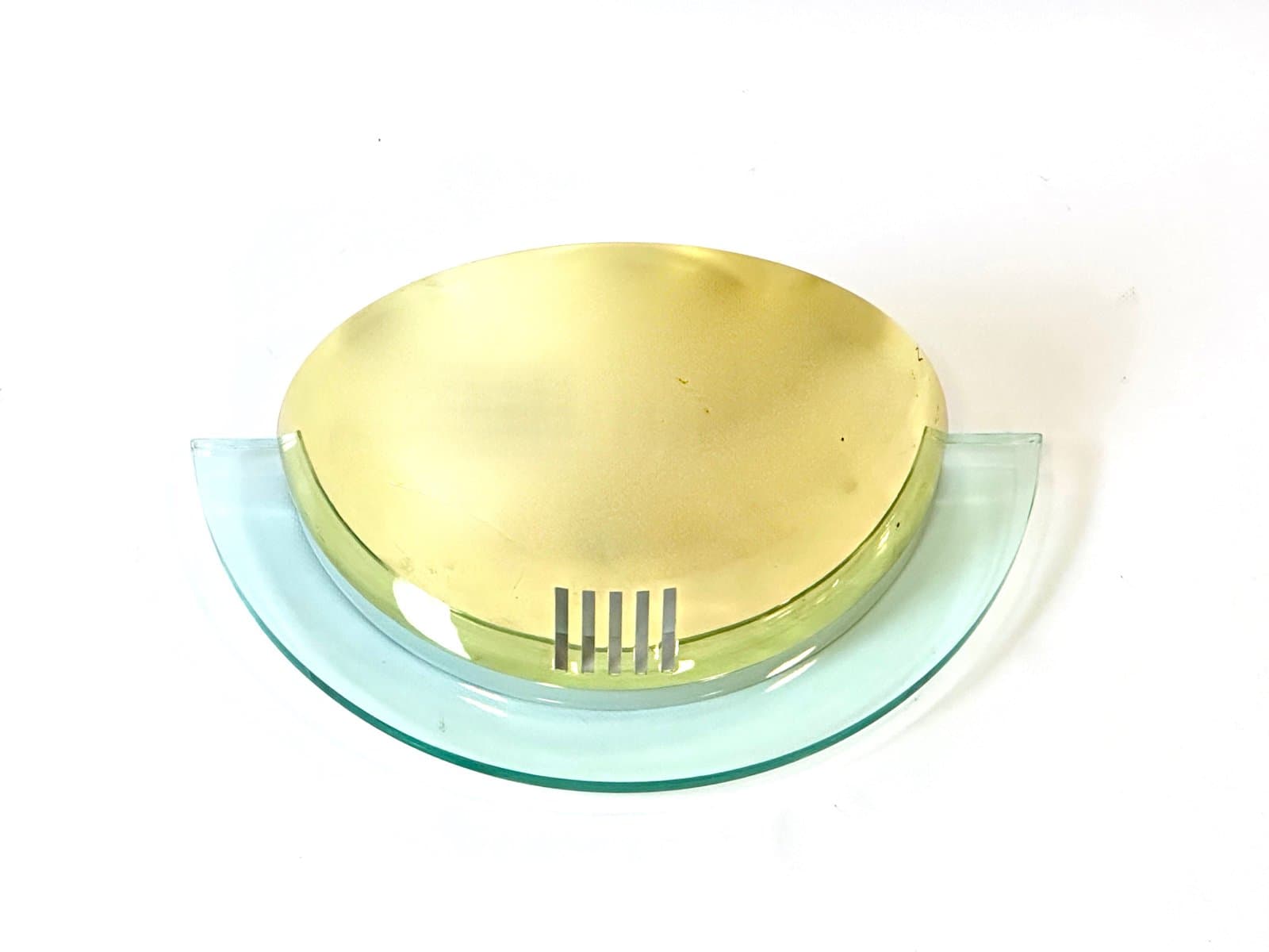 Wall Sconce Postmodern, gold, metal acrylic, Germany, 1980s. - 155142