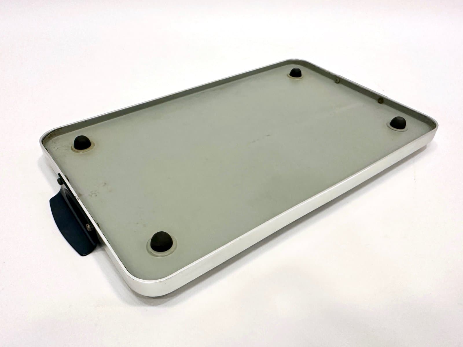 Zestaw do herbaty, czarny, szkło, miedź, aluminium, Schott & Mainz, Niemcy, lata 60. - 154974