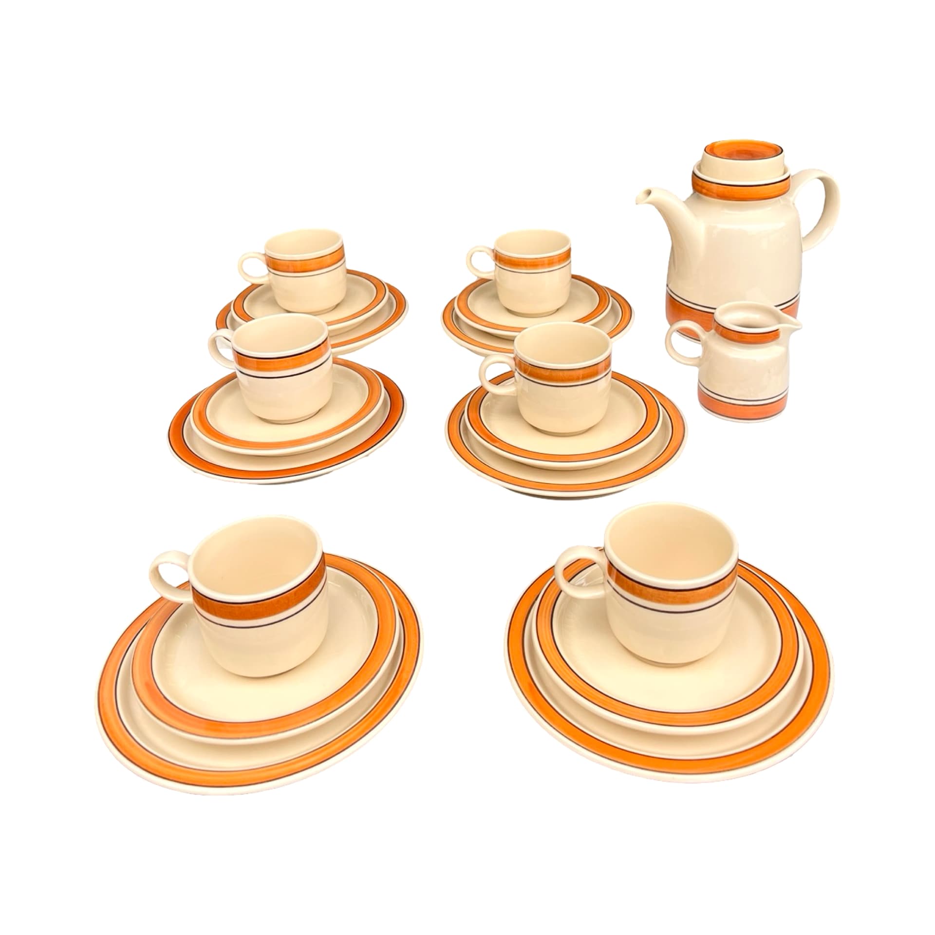 Serwis do kawy dla 6 osób Melitta, Niemcy, lata 70. - 136391