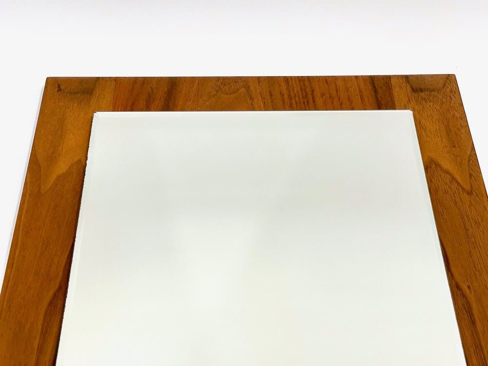 Lustro ścienne, teak, szkło, Niemcy, lata 70. - 155055