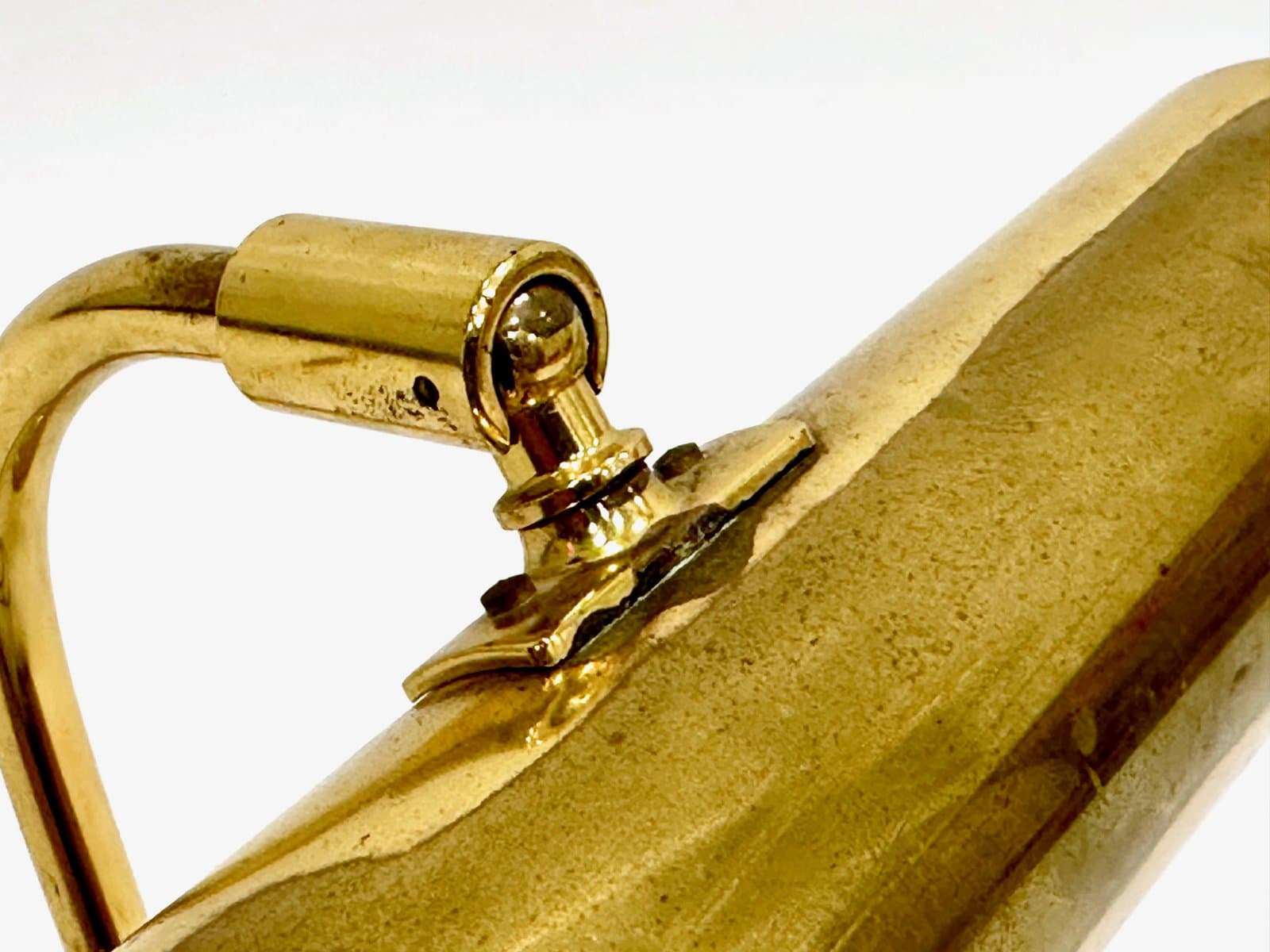 Lampa stołowa typu piano, złoty, mosiądz, Niemcy, lata 60. - 155197