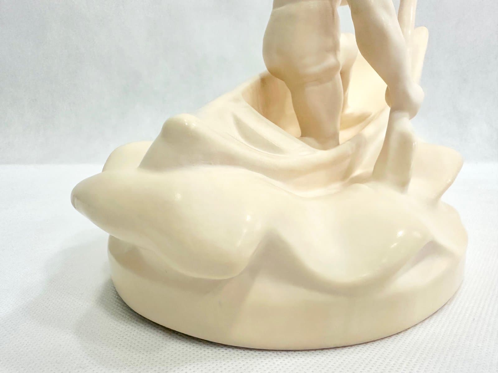 Figura Rowerzysta, beżowy, Czechy, lata 50. - 155380